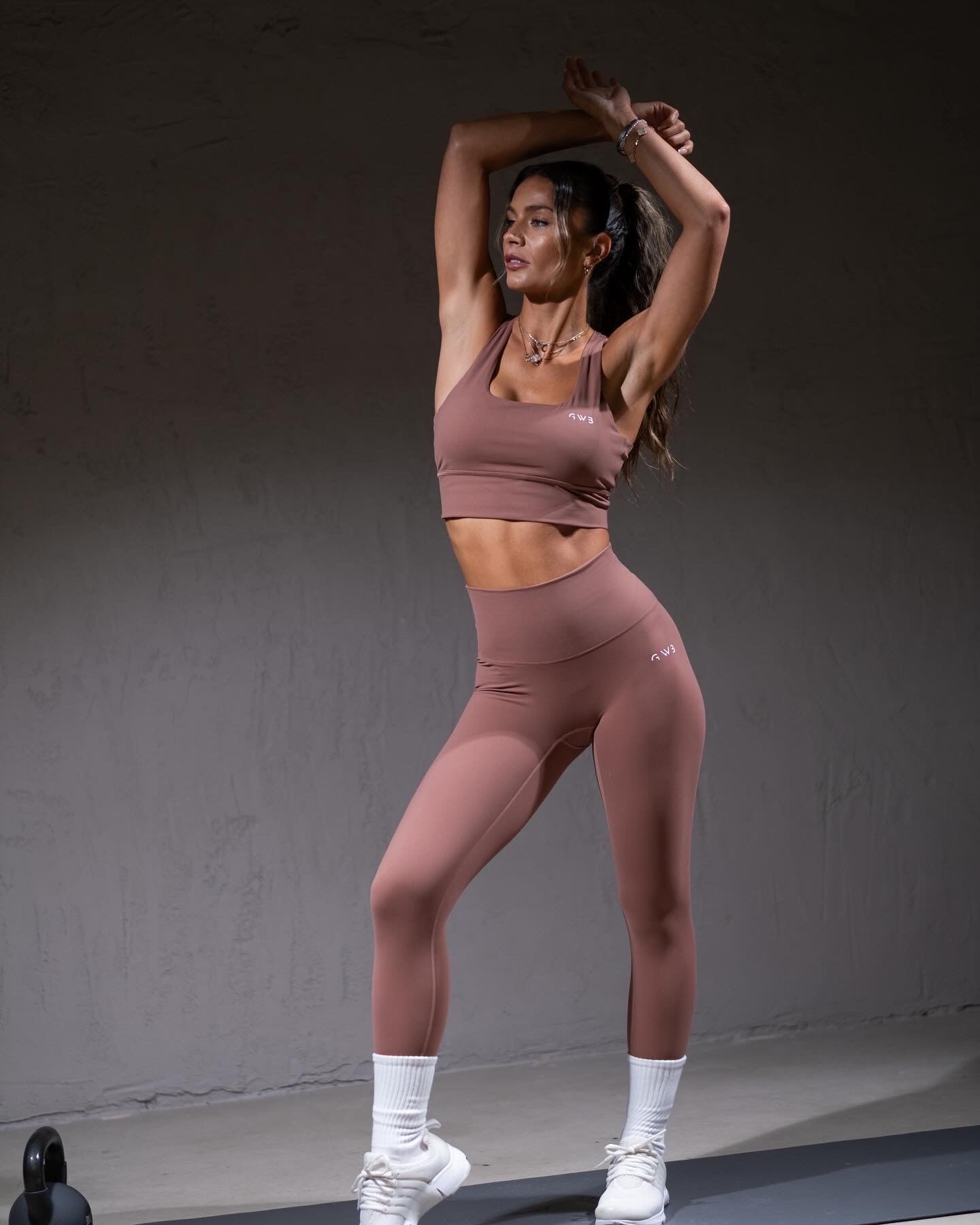 The Flex Leggings in Blush Pink