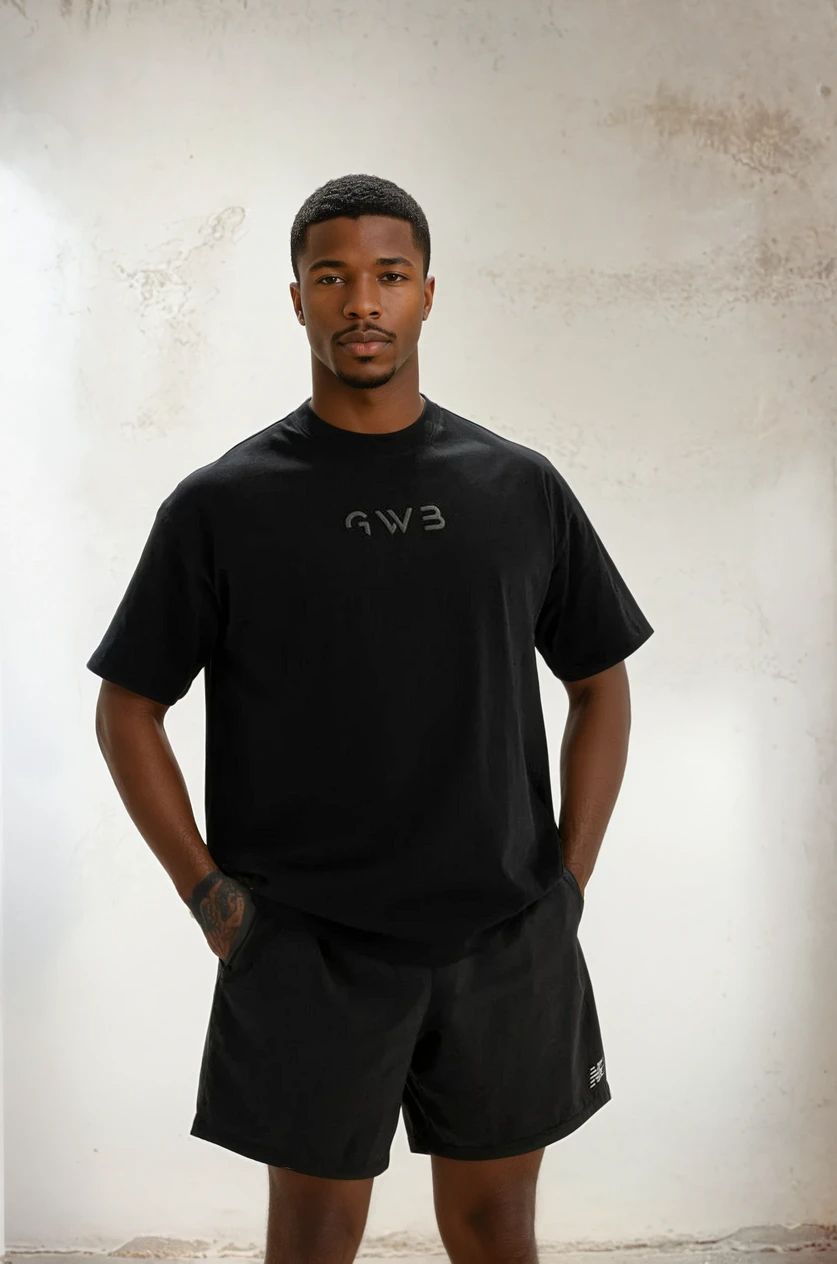 GWB Short-sleeve Gym T-shirt in Black