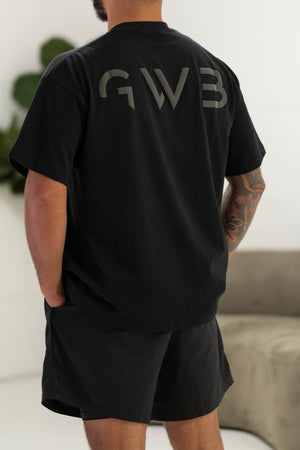 Unisex short-sleeve GWB T-shirt in Black