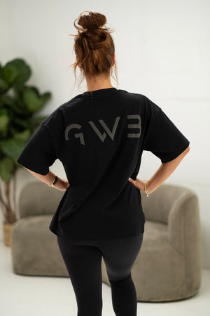 Unisex short-sleeve GWB T-shirt in Black